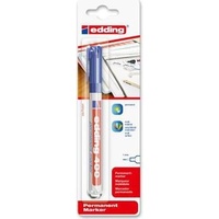 Edding 400 Permanentmarker Blau wasserfest: Ja