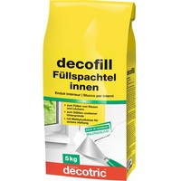 Decotric decofill Spachtelmasse innen, 5 kg,Tüte decotric