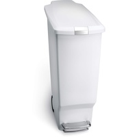 Simplehuman CW1362 40 Liter schmaler Treteimer, Mülleimer Küche, Abfalleimer,