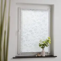 LIEDECO Klemmfix Plissee 90 x 210 cm weiß