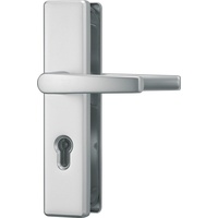 Abus Tür-Schutzbeschlag KLS114 F1, mit beidseitigem Drücker, aluminium, 21033