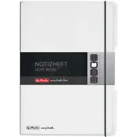 Herlitz Notizheft transparent A4 kariert/liniert