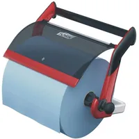 TORK Putzrollenhalter Performance W1 652108 schwarz, rot Kunststoff,
