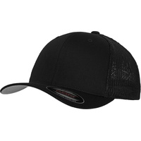 Flexfit Mesh Trucker Mütze, Black, L/XL