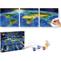 Schipper 609470855 - Malen nach Zahlen, Unser Planet Triptychon,