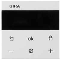 Gira S3000 Raumtemperaturregler Bluetooth System 55 Reinweiß glänzend