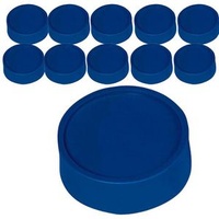 Maul Magnete blau, Kunststoff Ø 3,4 x 1,4 cm,
