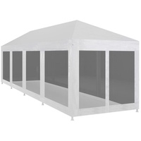 VidaXL Partyzelt inkl. 10 Mesh-Seitenwänden 12 x 3 m