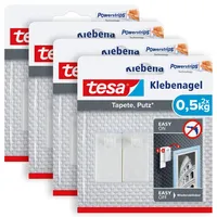 Tesa Klebehaken Klebenagel für Tapeten und Putz 0,5kg im