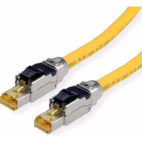 Roline Patchkabel Cat.8 (Class I), LSOH, Massivdraht, gelb, 3