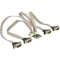 DeLock MiniPCIe I/O PCIe full size 4 x Serial
