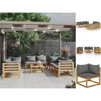 VidaXL Modell 1 Loungeset grau