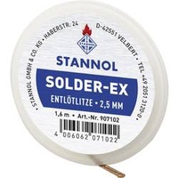 Stannol Solder Ex Entlötlitze Länge 1.6m Breite 2.5mm Flussmittel