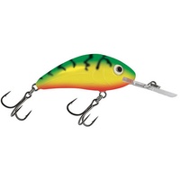 Salmo Rattlin Hornet Floating Wobbler, Salmo Farben:Green Tiger, Länge/Gewicht/Laufverhalten/Tauchtiefe:6.5cm