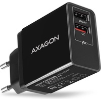 AXAGON ACU-QS24 QC3.0 + 5V-1.2A Wall Charger Schwarz