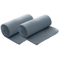 Wometo 2er Set Polar Fleecedecke oekoTex 130x160 ca. 400g