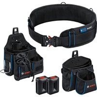 Bosch ProClick Werkzeuggürtel-Set mit Gürtel 108, Werkzeugtaschen GWT 2