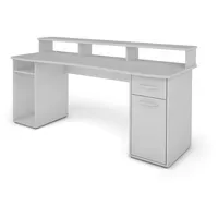 ByLIVING Gamingtisch 180 x 93 x 65 cm weiß