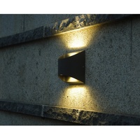 ECO-Light Lutec Bonn AL5006 GR SMD LED-Außenwandleuchte 14W Warmweiß