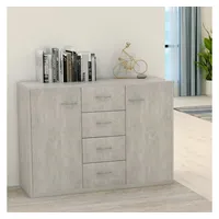 VidaXL Sideboard Betongrau 88x30x65 cm Holzwerkstoff