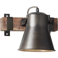 Brilliant Wand Spot Decca Schwarz und Holz