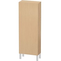 Duravit L-Cube Halbhochschrank LC1169R3030 50x24,3x132cm, Tür rechts, Eiche natur