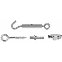 Paulmann 17803 Seilsystem Montageset Chrom