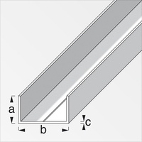 Alfer Rechteck-U 2.5 m, 19,5 x 35,5 x mm