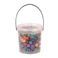 Glorex  Holzperlen Formenmix 250 g bunt