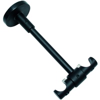 GARDINIA Deckenträger Memphis offen, schwarz, 13,5 cm, Ø 16