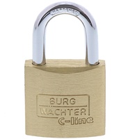 Burg Wächter Vorhängeschloss Trio 222 30 SB Messing