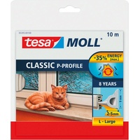 Tesa tesamoll® P-Profil Classic 10 m weiß