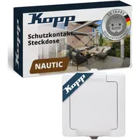 Kopp Schuko-Steckdose IP44 Weiß 1 St.