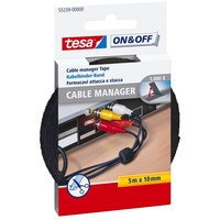 Tesa On & Off Cable Manager universal schwarz