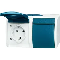 Busch-Jaeger Schuko-Steckdose 2-fach Ocean 2 St.