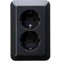 Kopp Schuko-Steckdose 2-fach Anthrazit