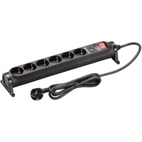 Unitec Steckdosenleiste 6-fach 1,4 m Schwarz