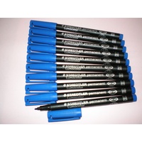 Staedtler Lumocolor Folienstifte blau 1,0 mm permanent