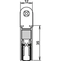 ATHMER Türdichtung Doppeldicht® M-12/35 1-393 2-s.L.708mm Alu.silberf.HLT