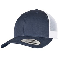 Flexfit YP Classics Recycled Retro Trucker Cap 2-Tone Navy/White,