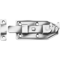 Vormann Türschlossriegel L.100mm B.50mm STA verz. ger. m. Schlaufe