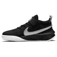 Nike Team Hustle D 10 Basketballschuh, Black Metallic Silver