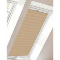 SUNLINES Dachfensterplissee »StartUp Style Crepe« Lichtschutz verspannt mit Führungsschienen,