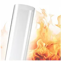 Empasa Glasröhre, hitzebeständiges Glasrohr Feuerrohr Ersatzteil