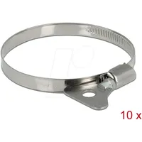 DeLock 19585 Schlauchschelle mit Flügelmutter 60 mm 10 Stück