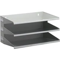 Durable Sortierstation grau mit 3