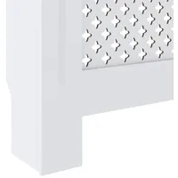 VidaXL MDF Heizkörperverkleidung Weiß 78 cm