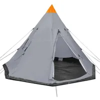 VidaXL Zelt für 4 Personen Grau