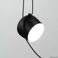 Flos Aim Small LED-Hängeleuchte, schwarz