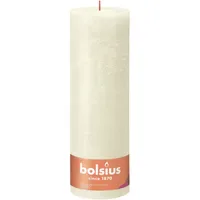 Bolsius Rustik Stumpenkerze 30 x 10 cm weiche perle